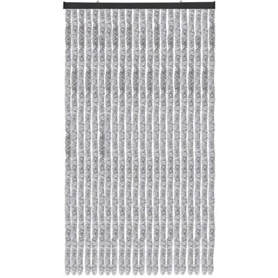 arsvita Rideau moustiquaire, rideau de porte, rideau queue de chat, 90 x 220 cm, gris clair/blanc, nombreuses variantes arsvita Rideau moustiquaire, rideau de porte, rideau queue de chat, 90 x 220 cm, gris clair/blanc, nombreuses variantes