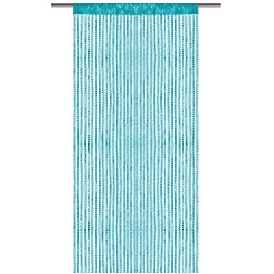 arsvita Rideau de porte aspect métallique avec traversée de barres, 140 x 250 cm (turquoise) arsvita Rideau de porte aspect métallique avec traversée de barres, 140 x 250 cm (turquoise)