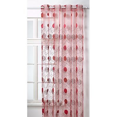 HOME MAISON Cortina Organza Jacquard Satin Rideau - Rideau HOME MAISON Cortina Organza Jacquard Satin Rideau - Rideau