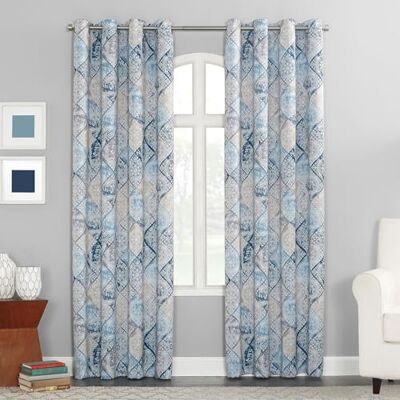 Sun Panneau de rideau en métal, bleu indigo, 137,2 x 160 cm (l x L) Sun Panneau de rideau en métal, bleu indigo, 137,2 x 160 cm (l x L)
