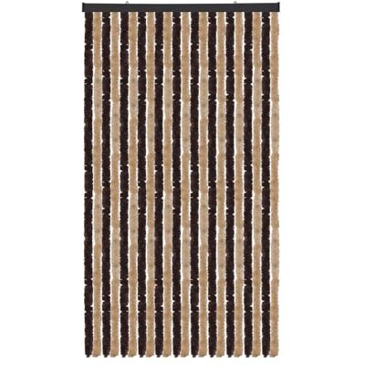 arsvita Rideau moustiquaire, rideau de porte, rideau queue de chat, 100 x 220 cm, beige et marron, nombreuses variantes arsvita Rideau moustiquaire, rideau de porte, rideau queue de chat, 100 x 220 cm, beige et marron, nombreuses variantes