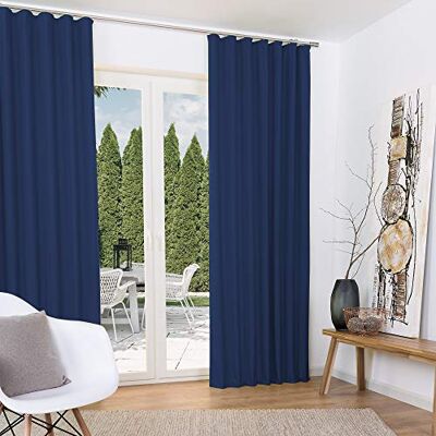 Beautissu Lot de 2 Rideaux Thermique Sable uni Opaque à ruflette Amelie 140x245 cm Isolant uni à Anneaux Beautissu Lot de 2 Rideaux Thermique Sable uni Opaque à ruflette Amelie 140x245 cm Isolant uni à Anneaux
