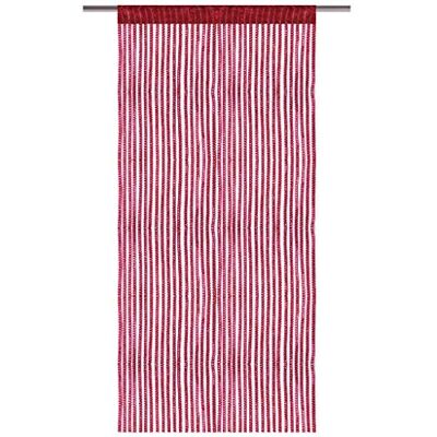 arsvita Rideau de porte aspect métallique avec traversée de barres, 140 x 250 cm (rouge) arsvita Rideau de porte aspect métallique avec traversée de barres, 140 x 250 cm (rouge)