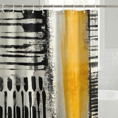 Americanflat PI Creative Art Rideau de douche abstrait 100% polyester avec 12 crochets – Rideaux de douche pour salle de bain – Rideau de douche artistique 180 x 188 cm Americanflat PI Creative Art Rideau de douche abstrait 100% polyester avec 12 crochets – Rideaux de douche pour salle de bain – Rideau de douche artistique 180 x 188 cm