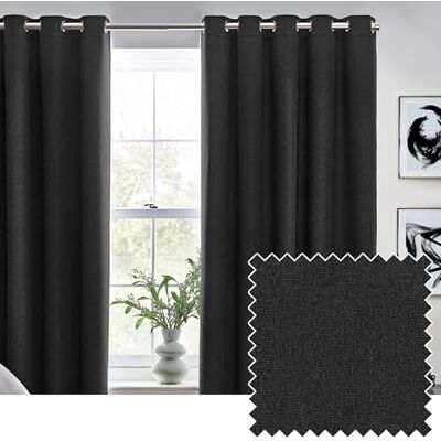 Furn. Dawn Textured Blackout Curtains - Rideaux Furn. Dawn Textured Blackout Curtains - Rideaux