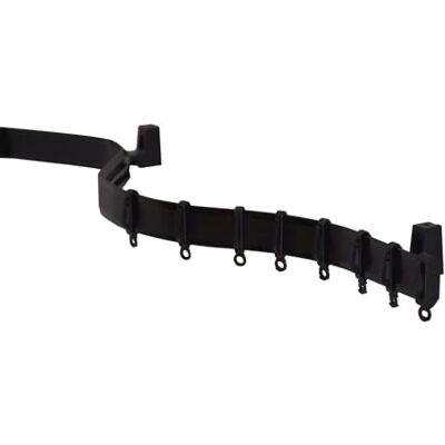 Gardinia Flexline Rail à rideaux - Flexible, 350cm, Noir Gardinia Flexline Rail à rideaux - Flexible, 350cm, Noir