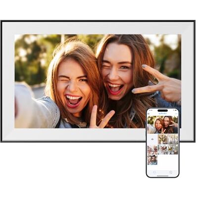 Dragon Cadre photo numérique – Grand cadre photo numérique WiFi de 15,6 pouces avec 32 Go de stockage, écran tactile FHD, configuration facile pour partager des photos ou des vidéos à distance Dragon Cadre photo numérique – Grand cadre photo numérique WiFi de 15,6 pouces avec 32 Go de stockage, écran tactile FHD, configuration facile pour partager des photos ou des vidéos à distance