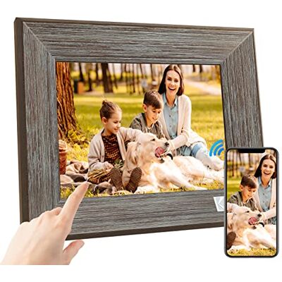 Kodak Cadre photo numérique 8 pouces Wi-Fi électronique HD IPS écran tactile Smart Cadre photo en bois Cloud avec application, mémoire 16 Go, rotation automatique, partage d'images, musique, vidéos Kodak Cadre photo numérique 8 pouces Wi-Fi électronique HD IPS écran tactile Smart Cadre photo en bois Cloud avec application, mémoire 16 Go, rotation automatique, partage d'images, musique, vidéos