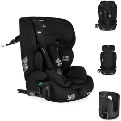 Cangaroo siège enfant Trip i-Size (76-150 cm) Isofix appuie-tête réglable, coloris:noires Cangaroo siège enfant Trip i-Size (76-150 cm) Isofix appuie-tête réglable, coloris:noires