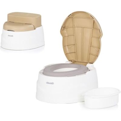 Chipolino Pot 2 en 1 Step 2 en 1 Siège de tabouret Récipient intérieur Protection anti-éclaboussures Beige Chipolino Pot 2 en 1 Step 2 en 1 Siège de tabouret Récipient intérieur Protection anti-éclaboussures Beige