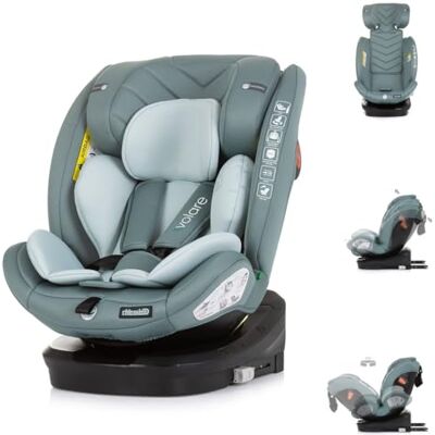 Chipolino Siège enfant Volare i-Size (40-150 cm), Isofix, rotatif, SPS, Top Tether Couleur : vert Chipolino Siège enfant Volare i-Size (40-150 cm), Isofix, rotatif, SPS, Top Tether Couleur : vert