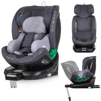 Chipolino Siège i-Size Maximus (40-150 cm) Isofix jambe d'appui, couleur : gris Chipolino Siège i-Size Maximus (40-150 cm) Isofix jambe d'appui, couleur : gris