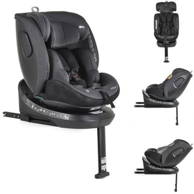 Cangaroo Siège enfant Hoku i-Size (40-150 cm) Groupe 0+/1/2/3, Isofix, pied de support, couleur : noir Cangaroo Siège enfant Hoku i-Size (40-150 cm) Groupe 0+/1/2/3, Isofix, pied de support, couleur : noir