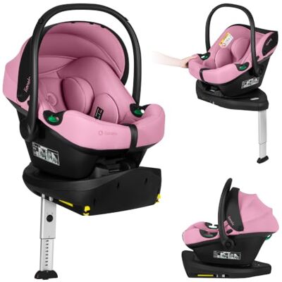 Lionelo Astrid i-Size Set Plus Siège Auto Bébé 40-87 cm, Base ISOFIX Base Pivotante 180°, Dos à la Route, Harnais 3 Points, Appui-Tête Réglable, Protection Latérale, Jusqu'à 13 kg Lionelo Astrid i-Size Set Plus Siège Auto Bébé 40-87 cm, Base ISOFIX Base Pivotante 180°, Dos à la Route, Harnais 3 Points, Appui-Tête Réglable, Protection Latérale, Jusqu'à 13 kg