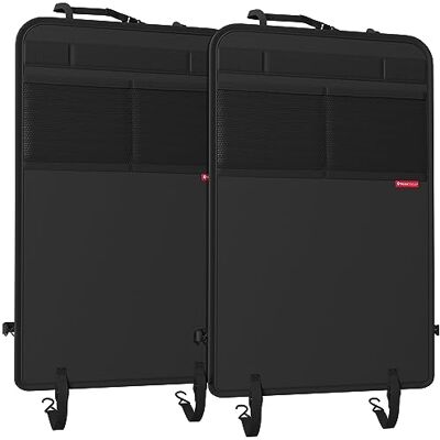 ATHLON TOOLS Tapis de protection pour dossier de voiture avec revêtement renforcé et poches en filet, anti-salissures, facile à nettoyer et imperméable ATHLON TOOLS Tapis de protection pour dossier de voiture avec revêtement renforcé et poches en filet, anti-salissures, facile à nettoyer et imperméable