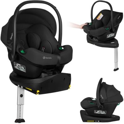 Lionelo Astrid i-Size Set Plus Siège Auto Bébé 40-87 cm, Base ISOFIX Base Pivotante 180°, Dos à la Route, Harnais 3 Points, Appui-Tête Réglable, Protection Latérale, Jusqu'à 13 kg Lionelo Astrid i-Size Set Plus Siège Auto Bébé 40-87 cm, Base ISOFIX Base Pivotante 180°, Dos à la Route, Harnais 3 Points, Appui-Tête Réglable, Protection Latérale, Jusqu'à 13 kg