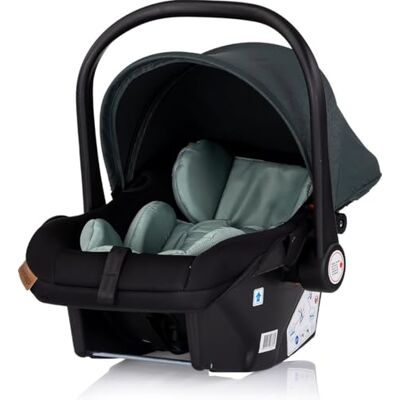 Chipolino Coque bébé Amore i-Size Groupe 0+ (0-13 kg), coussin et poignée réglable, couleur : turquoise Chipolino Coque bébé Amore i-Size Groupe 0+ (0-13 kg), coussin et poignée réglable, couleur : turquoise