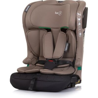 Chipolino Siège enfant i-Size Lux X (76-150 cm), groupe 1/2/3, Isofix, Top Tether Couleur : beige Chipolino Siège enfant i-Size Lux X (76-150 cm), groupe 1/2/3, Isofix, Top Tether Couleur : beige