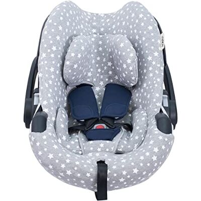 JYOKO KIDS Housse Compatible avec Besafe Modular grupo 0 White Star JYOKO KIDS Housse Compatible avec Besafe Modular grupo 0 White Star
