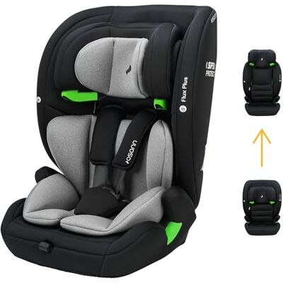 Osann Flux Plus Siège enfant, taille i-Size, de 76 à 150 cm, évolutif, gris mélangé Osann Flux Plus Siège enfant, taille i-Size, de 76 à 150 cm, évolutif, gris mélangé