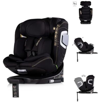 Chipolino Siège enfant Clima Air i-Size (40-150 cm) Isofix avec fonction chauffage et ventilation Noir Chipolino Siège enfant Clima Air i-Size (40-150 cm) Isofix avec fonction chauffage et ventilation Noir