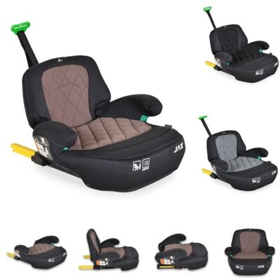 Cangaroo Siège rehausseur Jax i-Size 125-150 cm Groupe 3 Isofix Top Tether, couleurs : marron Cangaroo Siège rehausseur Jax i-Size 125-150 cm Groupe 3 Isofix Top Tether, couleurs : marron