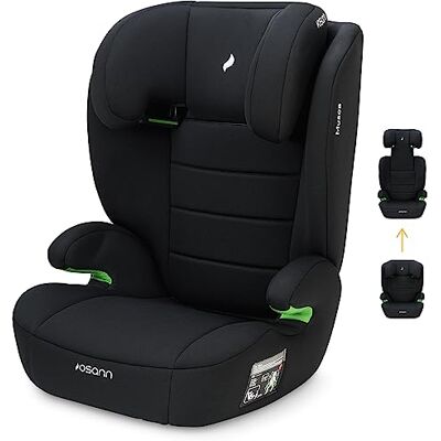 Osann Musca Siège auto pour enfant à partir de 3 ans 100-150 cm sans Isofix Rehausseur avec dossier, siège enfant de 15 à 36 kg, siège auto pour enfant, extra doux et confortable, noir Osann Musca Siège auto pour enfant à partir de 3 ans 100-150 cm sans Isofix Rehausseur avec dossier, siège enfant de 15 à 36 kg, siège auto pour enfant, extra doux et confortable, noir
