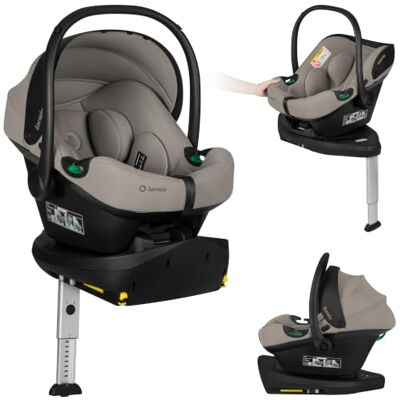 Lionelo Astrid i-Size Set Plus Siège Auto Bébé 40-87 cm, Base ISOFIX Base Pivotante 180°, Dos à la Route, Harnais 3 Points, Appui-Tête Réglable, Protection Latérale, Jusqu'à 13 kg Lionelo Astrid i-Size Set Plus Siège Auto Bébé 40-87 cm, Base ISOFIX Base Pivotante 180°, Dos à la Route, Harnais 3 Points, Appui-Tête Réglable, Protection Latérale, Jusqu'à 13 kg
