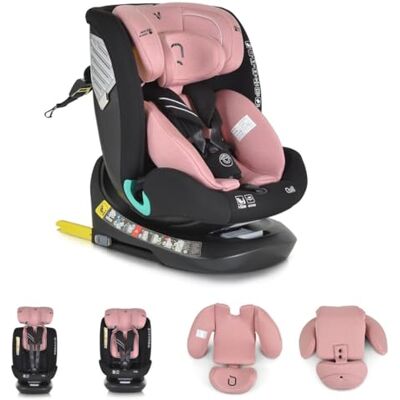 Cangaroo siège bébé i-Size Quill (40-150cm) groupe 0/1/2/3 Isofix pivotant à 360, coloris:rose Cangaroo siège bébé i-Size Quill (40-150cm) groupe 0/1/2/3 Isofix pivotant à 360, coloris:rose