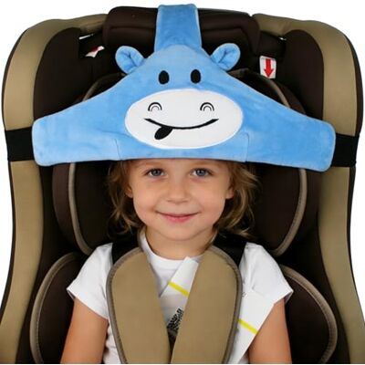 MINGZE Support de Tête de Siège de Voiture D'enfant de Bébé, Coffre-fort de Voiture et Positionneur de Sommeil Confortable, Ceinture de Fixation Réglable de Seat de Sécurité (Bleu) MINGZE Support de Tête de Siège de Voiture D'enfant de Bébé, Coffre-fort de Voiture et Positionneur de Sommeil Confortable, Ceinture de Fixation Réglable de Seat de Sécurité (Bleu)