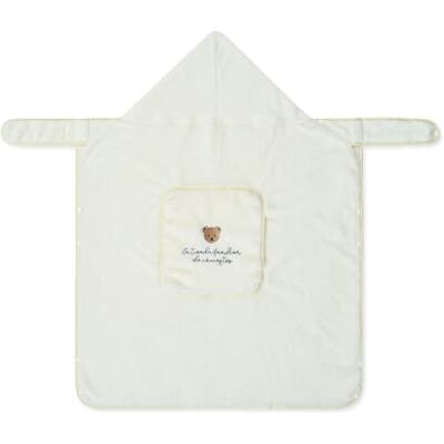 SONARIN Jolie housse de porte-bébé, chaude, coupe-vent, avec capuche, universelle, pour porte-bébé, avec poche avant (ours) SONARIN Jolie housse de porte-bébé, chaude, coupe-vent, avec capuche, universelle, pour porte-bébé, avec poche avant (ours)