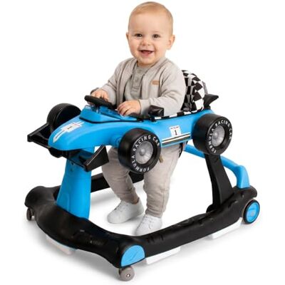 Sun Trotteur Bébé Formula Racing 3en1 Pliable 6 Mois+ Bleu jouet d’activités, lumières, mélodies, hauteur réglable, aide à la marche, développe coordination et motricité Sun Trotteur Bébé Formula Racing 3en1 Pliable 6 Mois+ Bleu jouet d’activités, lumières, mélodies, hauteur réglable, aide à la marche, développe coordination et motricité