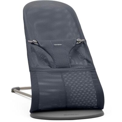 BabyBjörn Babywippe Bliss, Dunkelgrauer Rahmen, Netzstoff, Anthrazitgrau BabyBjörn Babywippe Bliss, Dunkelgrauer Rahmen, Netzstoff, Anthrazitgrau