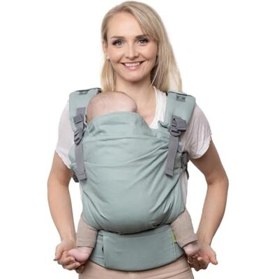 Boba X Porte-bébé – Sac à dos adaptable micro-réglable structuré souple pour bébés de 3,2 à 20,4 kg (Sea Mist) Boba X Porte-bébé – Sac à dos adaptable micro-réglable structuré souple pour bébés de 3,2 à 20,4 kg (Sea Mist)
