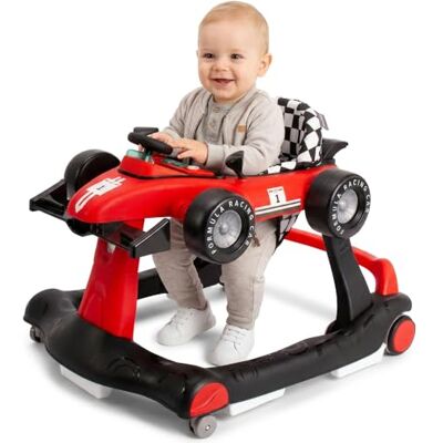 Sun Trotteur Bébé Formula Racing 3en1 Pliable 6 Mois+ Rouge jouet d’activités, lumières, mélodies, hauteur réglable, aide à la marche, développe coordination et motricité Sun Trotteur Bébé Formula Racing 3en1 Pliable 6 Mois+ Rouge jouet d’activités, lumières, mélodies, hauteur réglable, aide à la marche, développe coordination et motricité