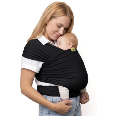Boba Wrap Echarpe De Portage, Black – Le Modèle Original De L’Echarpe De Portage Extensible Pour Les Bébés, Parfaite Pour Les Nouveau-Nés Et Enfants Pesant Jusqu’à 16 kg Boba Wrap Echarpe De Portage, Black – Le Modèle Original De L’Echarpe De Portage Extensible Pour Les Bébés, Parfaite Pour Les Nouveau-Nés Et Enfants Pesant Jusqu’à 16 kg