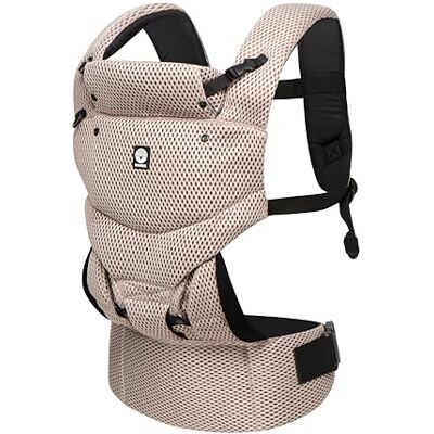 Dooky Porte-bébé ergonomique Urban Comfort (adapté dès la naissance 0-3 ans et 3,5-15 kg, idéal comme premier équipement de bébé, trois possibilités de portage différentes), couleur : Beige Desert Dooky Porte-bébé ergonomique Urban Comfort (adapté dès la naissance 0-3 ans et 3,5-15 kg, idéal comme premier équipement de bébé, trois possibilités de portage différentes), couleur : Beige Desert