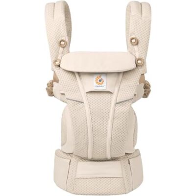 Ergobaby Porte-Bébé Omni Breeze pour nouveau-nés, de la naissance à 20,4 kg, porte-bébé ergonomique 4 positions en Mesh SoftFlex™ pour portage ventral, sur le côté et dans le dos (Natural Beige) Ergobaby Porte-Bébé Omni Breeze pour nouveau-nés, de la naissance à 20,4 kg, porte-bébé ergonomique 4 positions en Mesh SoftFlex™ pour portage ventral, sur le côté et dans le dos (Natural Beige)
