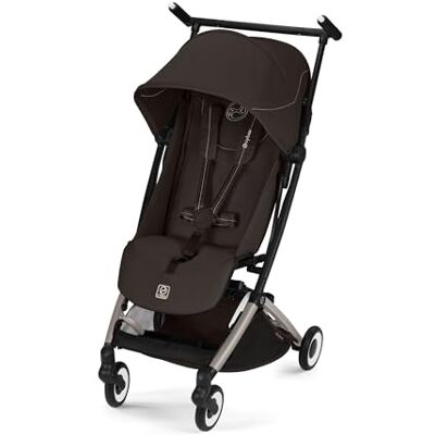 Cybex Gold LIBELLE Poussette aux Dimensions Adaptées aux Bagages à Main, De 6 mois à 4 Ans Environ (max. 22 kg), Ultra-Légère (Seulement 6 kg), Harnais Ajustable à Une Main, Couleur Chocolate Brown Cybex Gold LIBELLE Poussette aux Dimensions Adaptées aux Bagages à Main, De 6 mois à 4 Ans Environ (max. 22 kg), Ultra-Légère (Seulement 6 kg), Harnais Ajustable à Une Main, Couleur Chocolate Brown