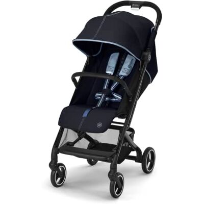 Cybex Gold Poussette BEEZY, Avec harnais à une traction, De la naissance à 4 ans environ (max. 22 kg), Compacte et ergonomique, Ocean Blue (Bleu) Cybex Gold Poussette BEEZY, Avec harnais à une traction, De la naissance à 4 ans environ (max. 22 kg), Compacte et ergonomique, Ocean Blue (Bleu)