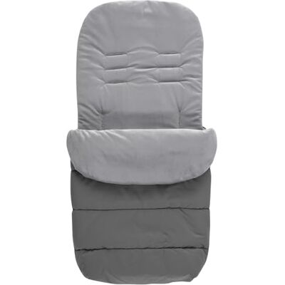 Lorelli Chancelière d'hiver pour bébé 95 x 48 cm Sac thermique Manchon universel pour l'hiver Gris Lorelli Chancelière d'hiver pour bébé 95 x 48 cm Sac thermique Manchon universel pour l'hiver Gris