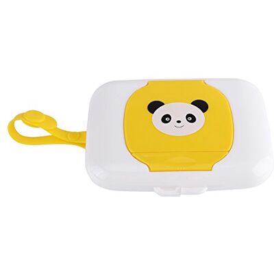 Zerodis Boîte À Mouchoirs Distributeur Porte-Papier De Bébé Caisses À Mouchoirs Pour Lingettes Humides De Poussette De Voyage En Plein Air (White&Yellow) Zerodis Boîte À Mouchoirs Distributeur Porte-Papier De Bébé Caisses À Mouchoirs Pour Lingettes Humides De Poussette De Voyage En Plein Air (White&Yellow)