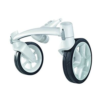 Quinny 77304310 Mood Essieu avant remplaçable avec 2 pneus Blanc Quinny 77304310 Mood Essieu avant remplaçable avec 2 pneus Blanc