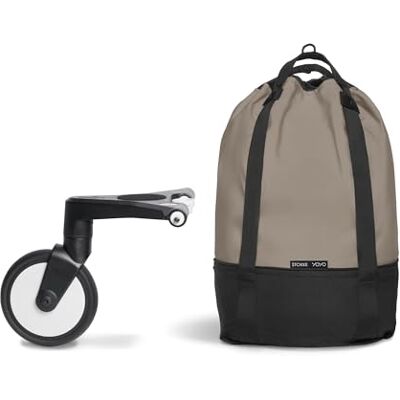 Stokke YOYO Bag, Taupe Offre un rangement supplémentaire pour la poussette YOYO Facile à attacher N'affecte pas la maniabilité Lavable en machine à 30°C Stokke YOYO Bag, Taupe Offre un rangement supplémentaire pour la poussette YOYO Facile à attacher N'affecte pas la maniabilité Lavable en machine à 30°C