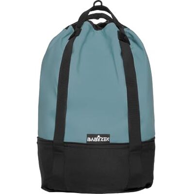 Stokke BABYZEN YOYO Bag, Aqua Offre un stockage supplémentaire et robuste sur YOYO2 Comprend un sac, une base roulante et des crochets Stokke BABYZEN YOYO Bag, Aqua Offre un stockage supplémentaire et robuste sur YOYO2 Comprend un sac, une base roulante et des crochets