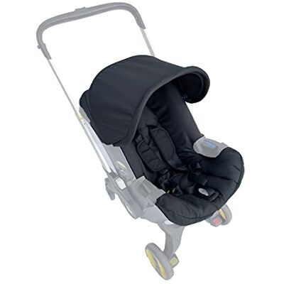 Brogtorl Kit de lavage pour siège à changer, housse de protection contre le soleil, compatible avec les poussettes Seat Doona (noir) Brogtorl Kit de lavage pour siège à changer, housse de protection contre le soleil, compatible avec les poussettes Seat Doona (noir)