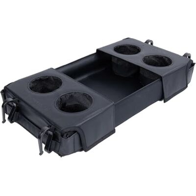 WONDERFOLD Plateau à goûter flexible pour poussette L2 avec porte-gobelets convertibles et parois latérales réglables pour maximiser l'espace, facile à installer, facile à nettoyer WONDERFOLD Plateau à goûter flexible pour poussette L2 avec porte-gobelets convertibles et parois latérales réglables pour maximiser l'espace, facile à installer, facile à nettoyer