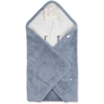BEMINI Nid d'ange bébé poussette et siège auto hiver Moelleux douceur,Stone BEMINI Nid d'ange bébé poussette et siège auto hiver Moelleux douceur,Stone