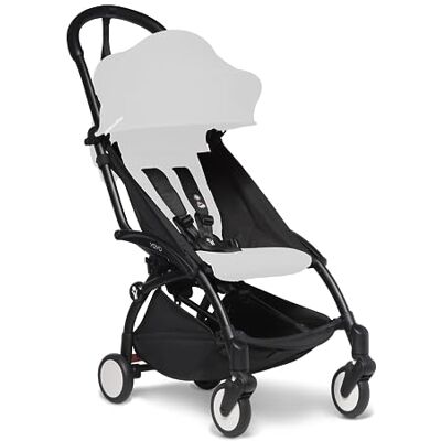 Babyzen Cadre YOYO2, Noir Pack textile non inclus Est livré avec un harnais à 5 points, un dossier inclinable, des arceaux de capote, une bandoulière rembourrée et une housse de protection Babyzen Cadre YOYO2, Noir Pack textile non inclus Est livré avec un harnais à 5 points, un dossier inclinable, des arceaux de capote, une bandoulière rembourrée et une housse de protection