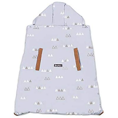 SONARIN Universel Housse Toutes Saisons pour porte-bébé,Housse de Protection, doublure détachable,Coupe vent,Imperméable,Housse d'hiver(Gris Clair) SONARIN Universel Housse Toutes Saisons pour porte-bébé,Housse de Protection, doublure détachable,Coupe vent,Imperméable,Housse d'hiver(Gris Clair)